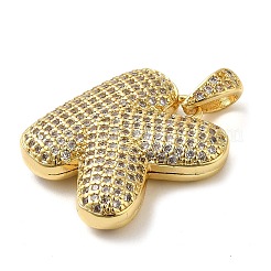 Латунные микро проложить кубического циркония подвески KK-E061-03G-11