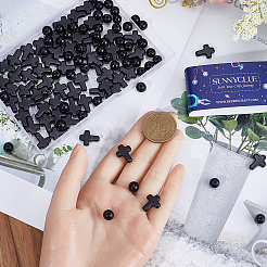 160шт 2 стиля синтетические бирюзовые бусины TURQ-SC0001-20A