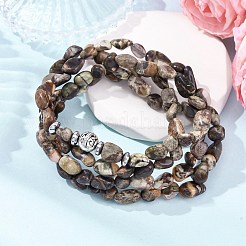 Браслеты из сплава и натуральных драгоценных камней с бусинами для мужчин и женщин&nbsp;BJEW-JB12568