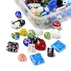 61шт 8 стиля ручной работы бусины лэмпворк LAMP-YW0001-05