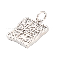 Латунные микро проложить кубического циркония подвески&nbsp;KK-H527-29P