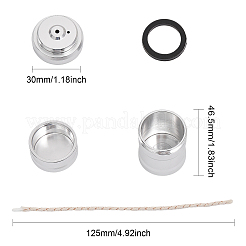 Quemador de alcohol de aleación de aluminio&nbsp;AJEW-WH0332-91