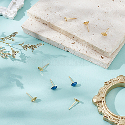 4 пара 925 сережек-гвоздиков из стерлингового серебра&nbsp;STER-BC0003-92G