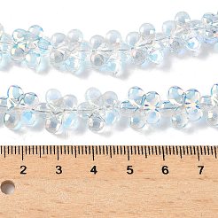 Стеклянные бусины с гальваническим покрытием &nbsp;EGLA-K061-10A-AB01