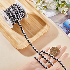 Волнистая лента для отделки бахромы из полипропиленового волокна длиной 15.3~16 м.&nbsp;OCOR-GF0002-96B