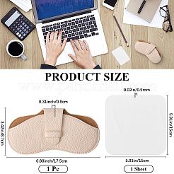 1шт чехол для очков из искусственной кожи&nbsp;AJEW-CN0004-50B