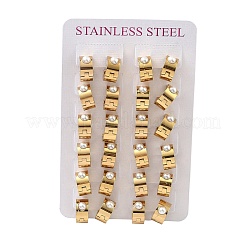 Pendientes de aro anchos de acero inoxidable 201&nbsp;EJEW-D354-10G