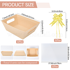 Набор подарочных корзин из картона CON-WH20013-01A-02