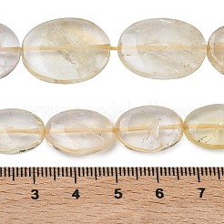 Нити из нагретых натуральных цитриновых бусин&nbsp;G-L650-G01-01