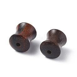 ウッドビーズ  染色されていない  竹の棒  ココナッツブラウン  10x8mm  穴：1.6mm&nbsp;WOOD-I009-02C