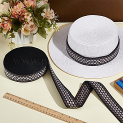 10 ярд полиэстеровой жаккардовой ленты&nbsp;OCOR-WH0101-187B