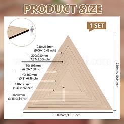 Листы и кольца из тополя&nbsp;DIY-WH0530-14