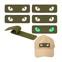 6 шт. светящиеся ленты-липучки из ткани Оксфорд&nbsp;AJEW-PH0007-39B