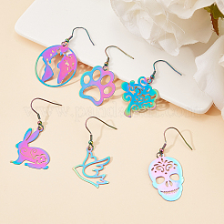 Подвески из нержавеющей стали 201 с вакуумным покрытием pvd&nbsp;STAS-UN0019-36