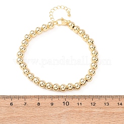 Runde Messingperlenarmbänder für Frauen&nbsp;BJEW-H640-04A-G