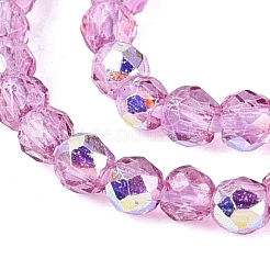 Chapelets de perles en verre transparente  &nbsp;EGLA-N028-01A-A04
