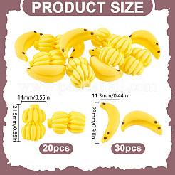 Кабошоны из непрозрачной смолы&nbsp;RESI-DR0001-02