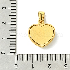 PVD真空メッキ304ステンレスペンダント  ホローハートチャーム  ゴールドカラー  18x17x5.5mm  穴：7x3.5mm&nbsp;STAS-L275-06G-01