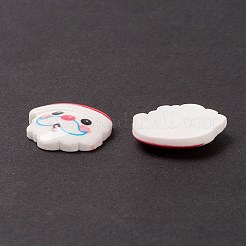 Cabujones de resina opaca con motivos navideños&nbsp;CRES-P022-03