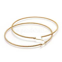 Большие серьги-кольца из нержавеющей стали 304 EJEW-F188-24G-F