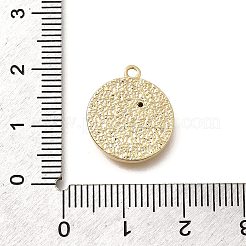 Pendentifs avec zircon cubiques à micro-pavés en laiton&nbsp;KK-Q035-16B-G