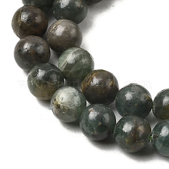 Естественный зеленый апатит бисер пряди G-K350-C04-8mm