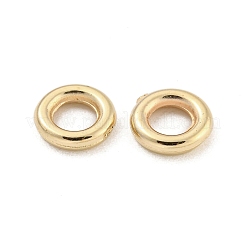 CCBプラスチックビーズ  丸いリング  ゴールドカラー  8x1.8mm  穴：4mm&nbsp;LS-CCB-L014-01C-G