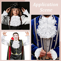 Воротники из полиэфирного кружева в стиле ретро&nbsp;DIY-WH0622-508A