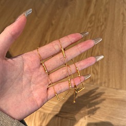 Колонка 925 стерлингового серебра микро паве кубические цирконии кулон ожерелья для женщин NJEW-F338-11G