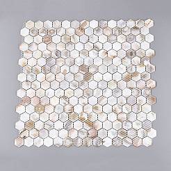 Piastrelle a mosaico in conchiglie naturali d'acqua dolce&nbsp;SHEL-Q029-04