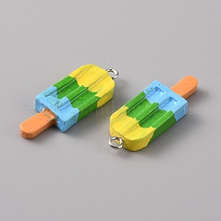 Трехцветные подвески из непрозрачной смолы&nbsp;RESI-TAC0010-66E