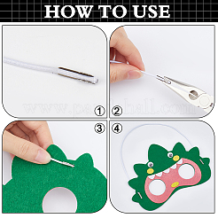 350 шт. Железные складные обжимные концы FIND-GF0006-97