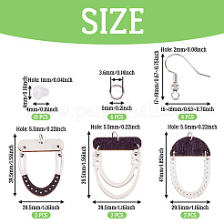 Наборы для изготовления висячих сережек своими руками&nbsp;DIY-TA0012-33