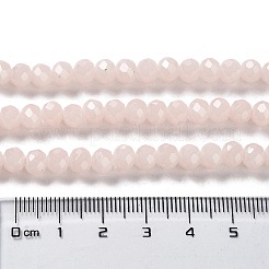 Запекание расписных стеклянных бусин с имитацией нефрита DGLA-A034-J6MM-A41