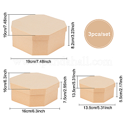 Scatole di gioielli di cartone di carta&nbsp;CON-WH0079-72