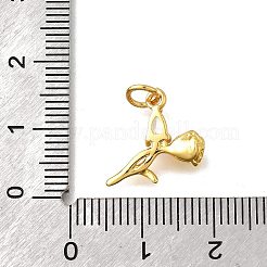 Ottone micro spianare pendenti zirconi&nbsp;KK-Z102-02G-02