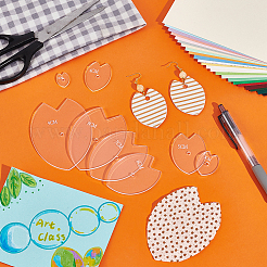 1 комплект прозрачных акриловых форм DIY-UN0006-31