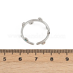 Кольца-манжеты из нержавеющей стали 304 Rhinetsone для женщин RJEW-K301-07P-01