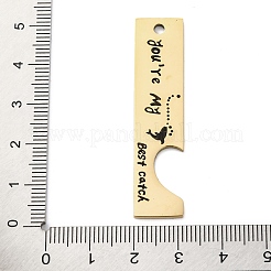 201 большой кулон из нержавеющей стали STAS-R002-21G-01