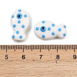 Perles en porcelaine manuelles&nbsp;X-PORC-B009-03M