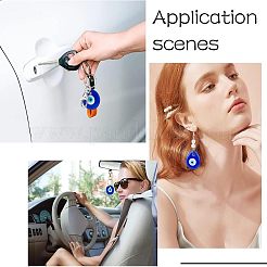 12шт 3 стиля ручной работы лэмпворк сглаз кулоны LAMP-NB0001-45