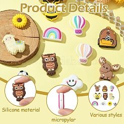 Пищевые экологически чистые силиконовые бусины SIL-YW0001-29