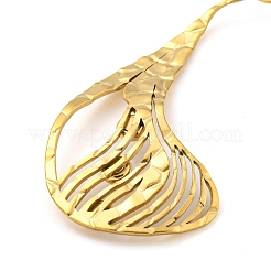 Ионное покрытие (ip) серьги из нержавеющей стали 304 для женщин EJEW-E304-16G