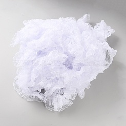 Плиссированная кружевная отделка из полиэстера OCOR-WH0082-261C