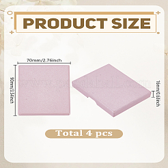 4 шт. прямоугольные картонные бумажные коробки для набора украшений&nbsp;CON-LP0001-97