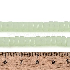 Chapelets de perles en verre imitation jade&nbsp;GLAA-N026-3x6mm-J03