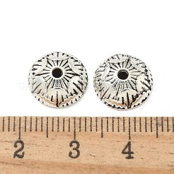 Сплавочные овальные бусины тибетского стиля &nbsp;TIBE-P003-58AS