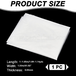 Transparentes TPU weiches wasserdichtes Gewebe&nbsp;DIY-WH0580-36