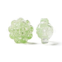 Perle di vetro verniciate a spruzzo trasparente&nbsp;GLAA-I050-06D