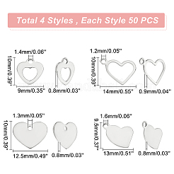 200 шт. 4 подвески из нержавеющей стали 201&nbsp;STAS-DC0009-79